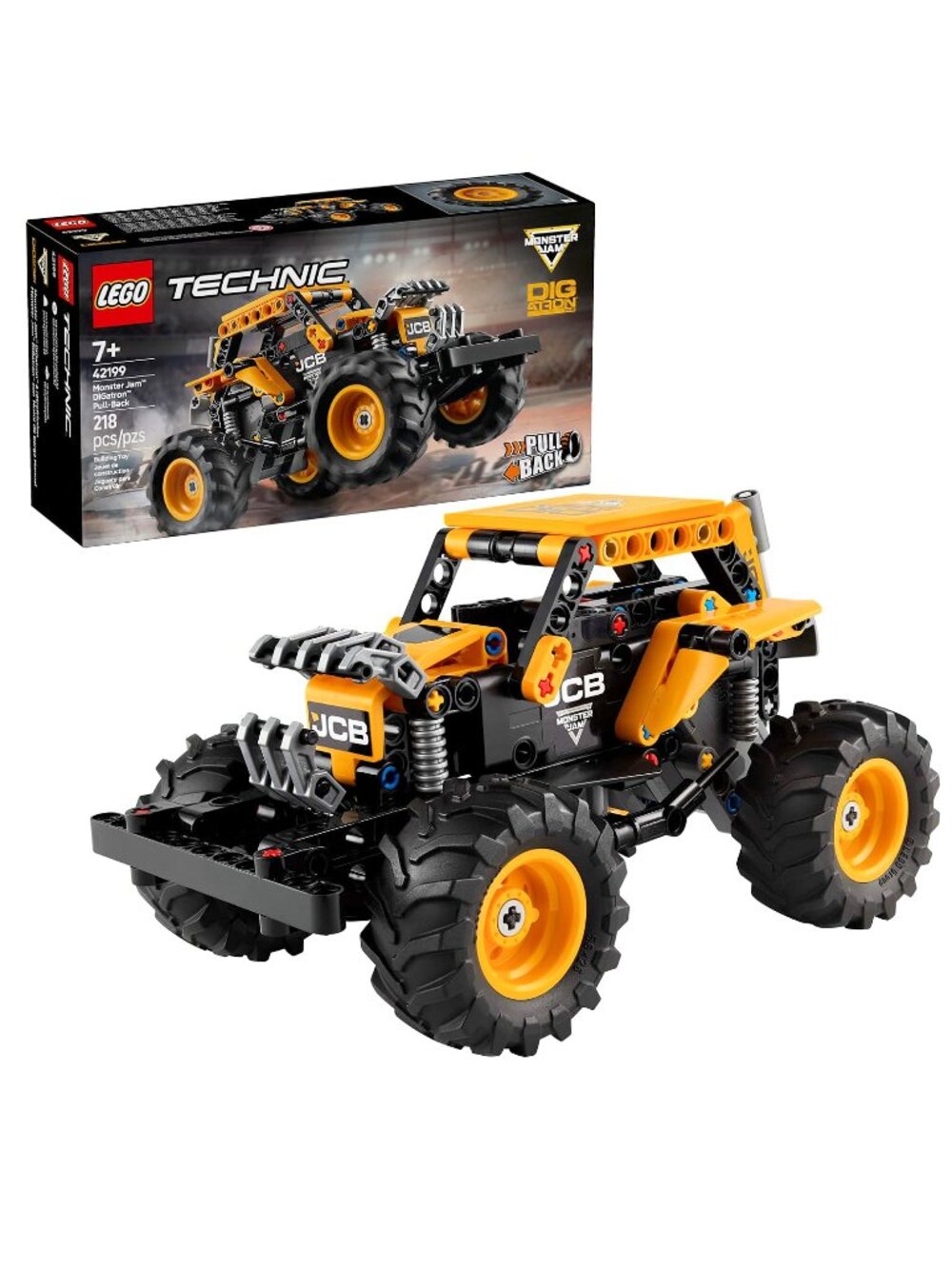 LEGO Technic Monster Jam DIGatron Pull-Back Truck 42199 NIB